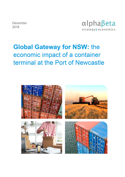 Economic impact of container terminal at Port of Newcastle