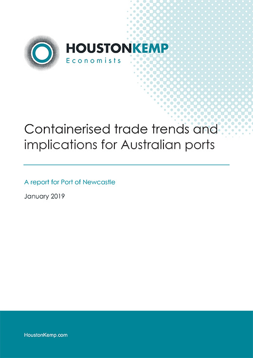 Containerised Trade Trends and Implications for Australia Report Cover