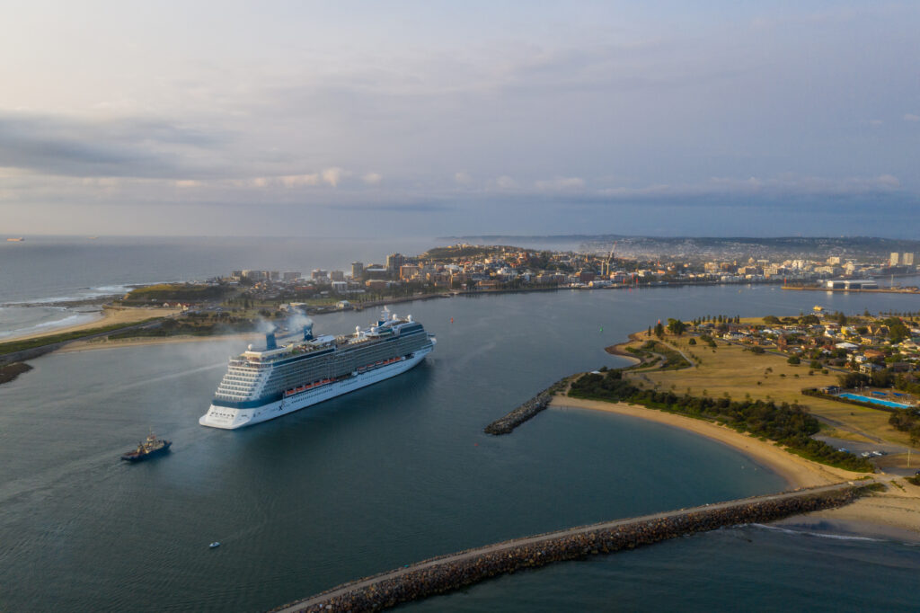 cruise ships leaving newcastle